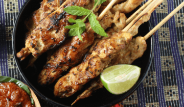 Thai Chicken Satay With Creamy Peanut Butter