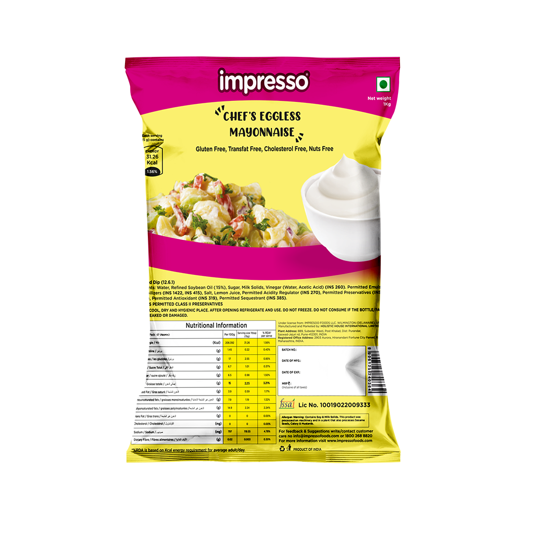 Chef Eggless Mayo Horeca 1 Kg