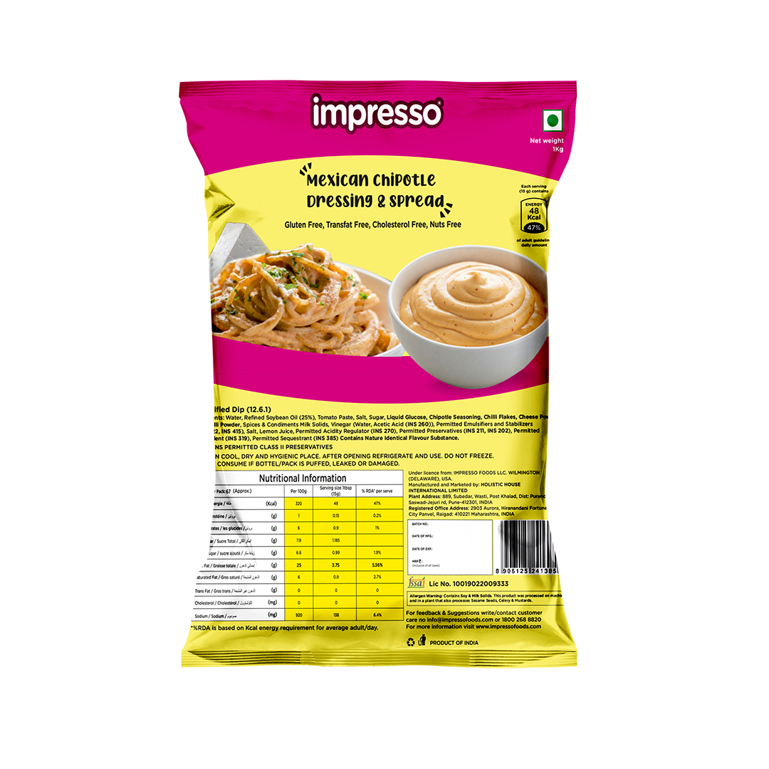 Mexican Chipotle Dressing & Spread LDP 1 Kg