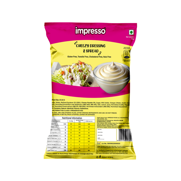 Cheezy Dressing & Spread LDP 1kg