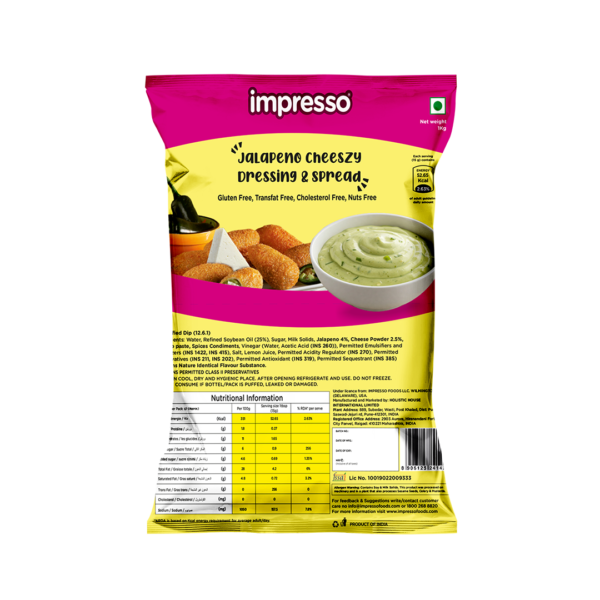 Jalapeno Cheez Dressing & Spread