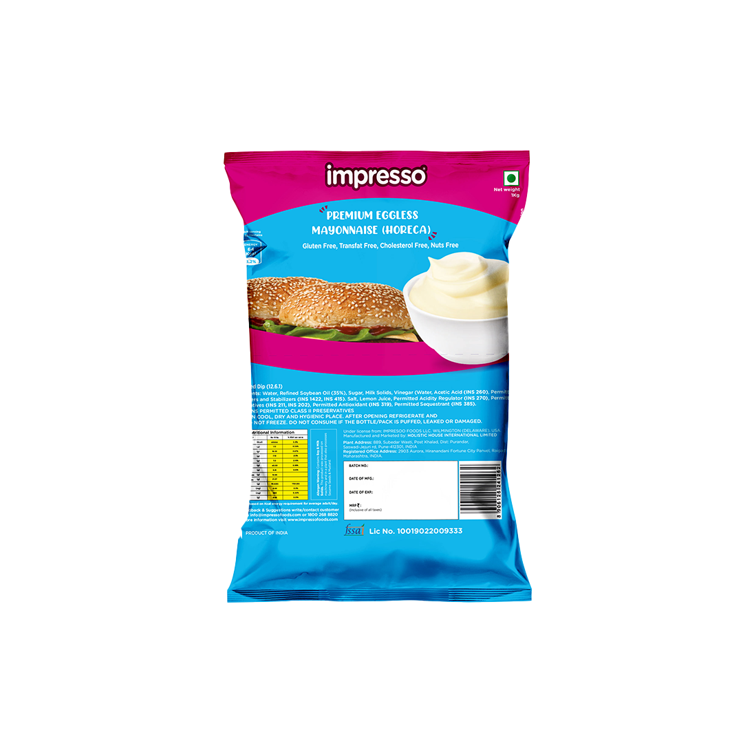 Premium Eggless Mayonnaise LDPE 1 Kg