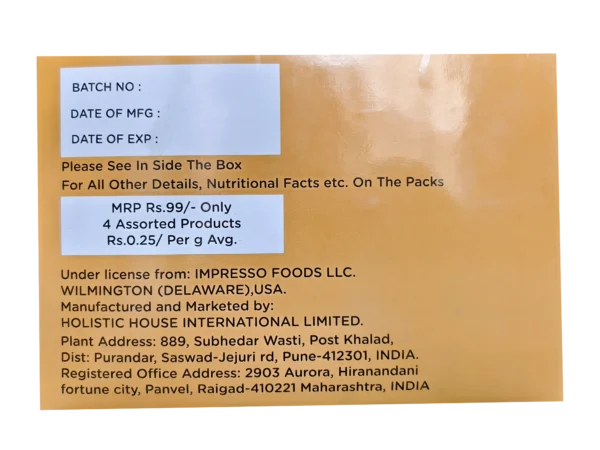 Assported Sauces 100 (R+G+S+ V) 4x100gms Box Assorted (2)