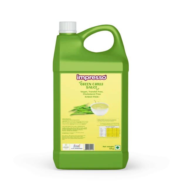 Green Chilli Sauce 5 kg Horeca