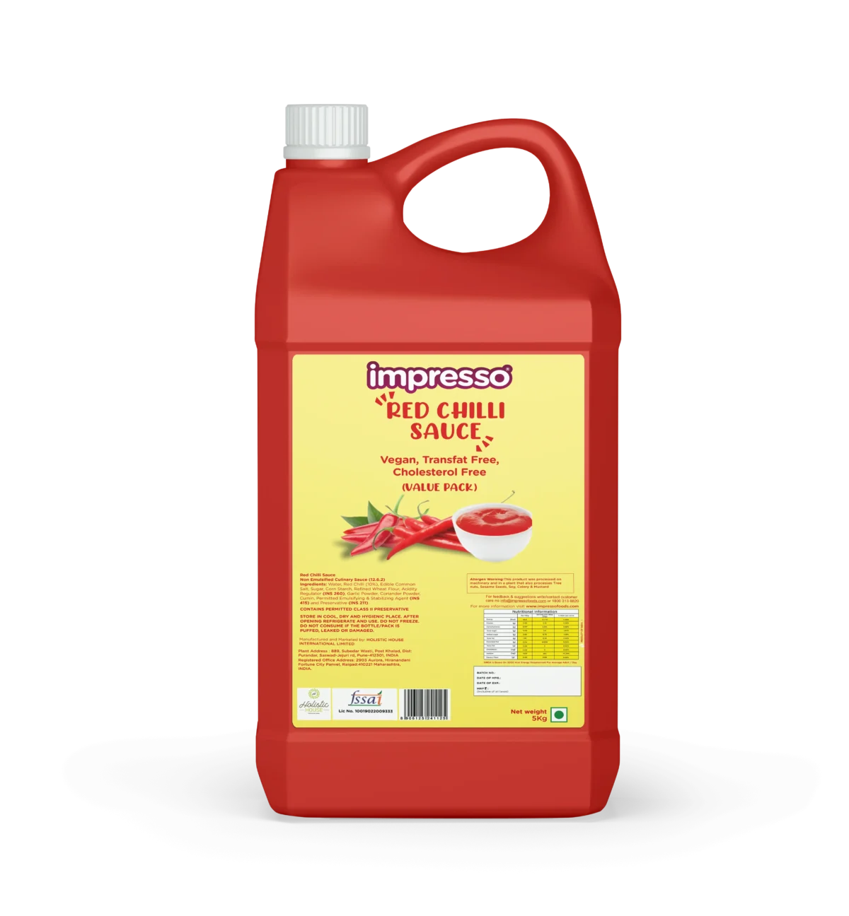 Red Chilli Sauce 5 kg Horeca