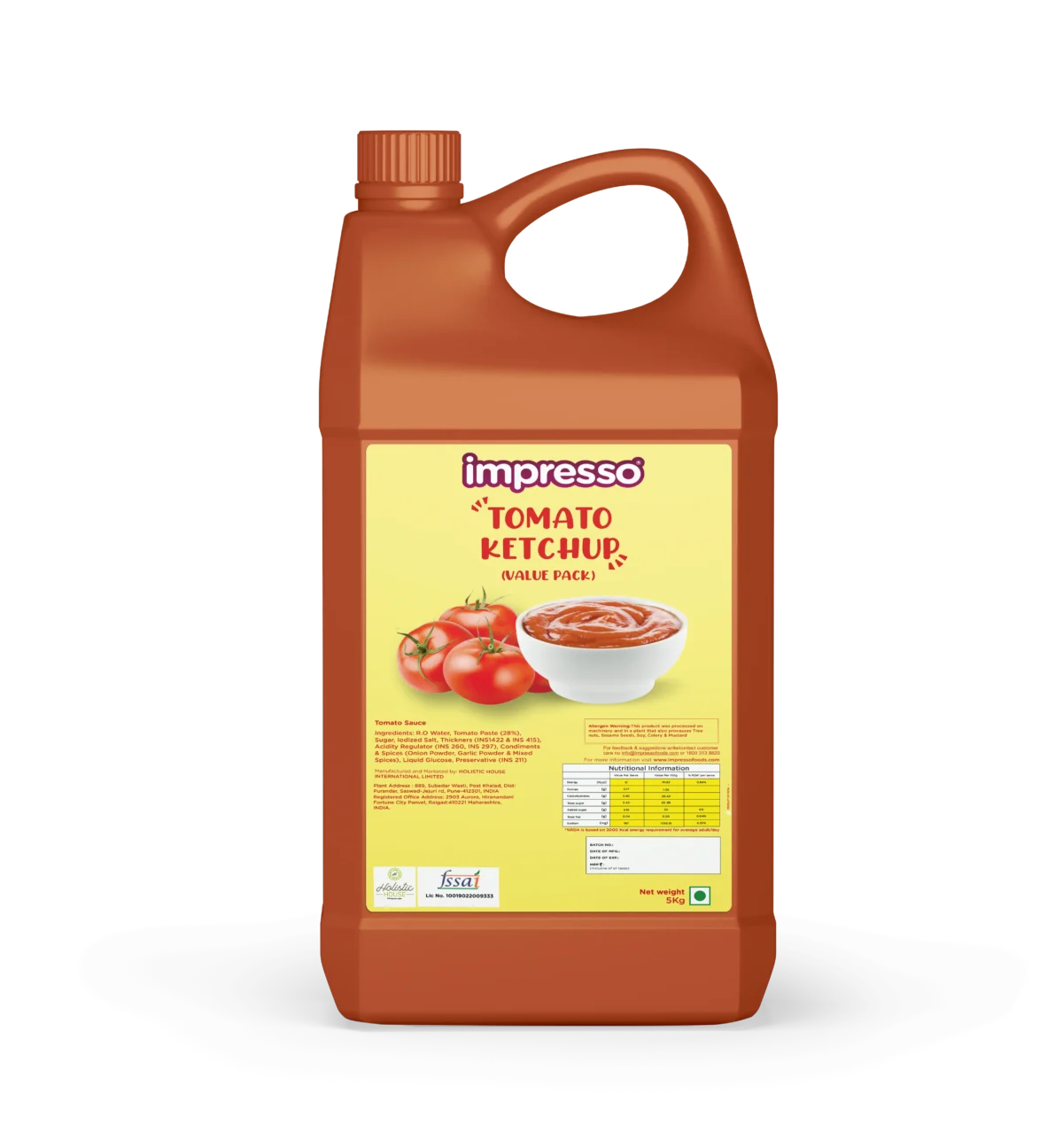 Tomato Ketchup Stnd 5 kg